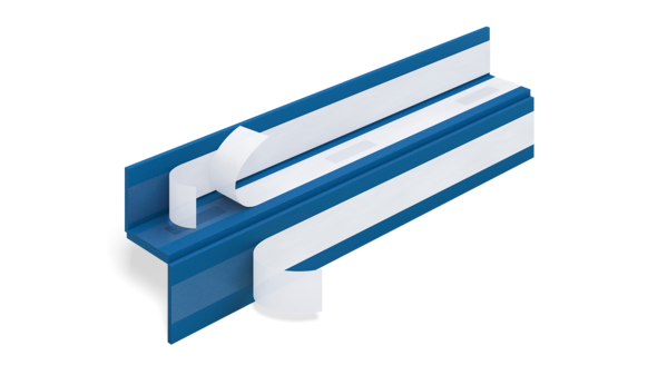 Schöck Tronsole® type F : protection contre les bruits d'impact entre les volées d'escalier préfabriquées et le palier
